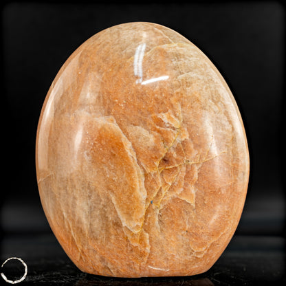 Natürliche Pfirsich-Mondstein Freiform - 988,88g