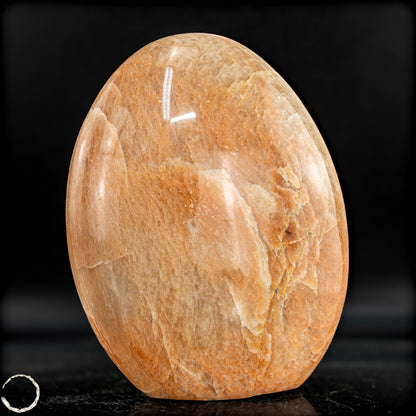 Natürliche Pfirsich-Mondstein Freiform - 988,88g