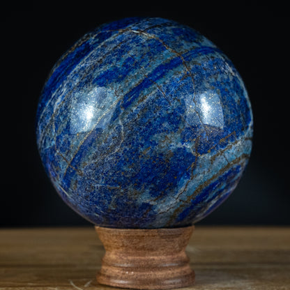 Natürliche Große Königsblaue Lapislazuli-Kugel - 1291,18g - 95mm