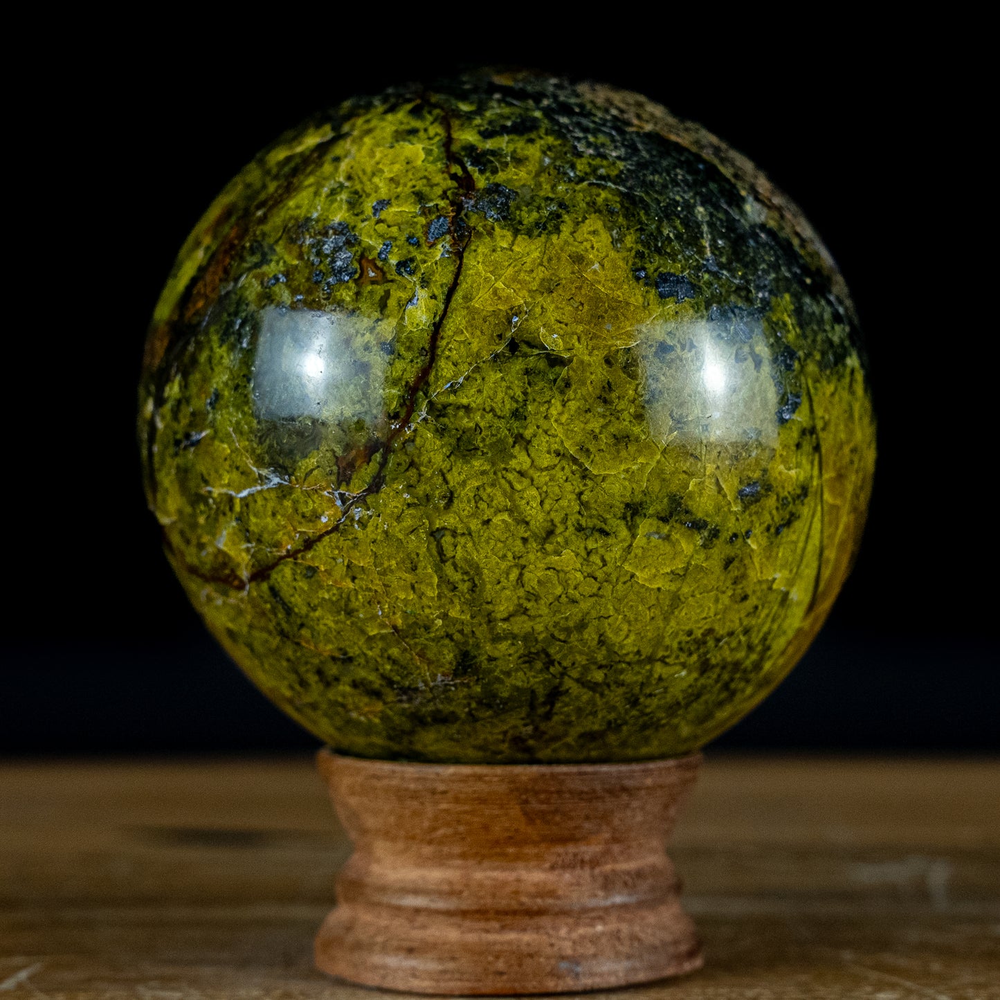 Grüner Opal Kugel - 736,51g - 81,8mm