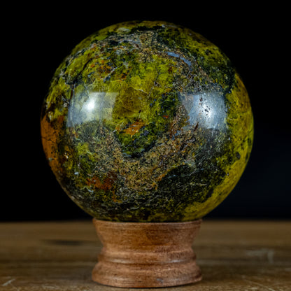 Grüner Opal Kugel - 736,51g - 81,8mm