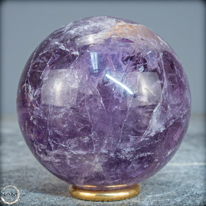 Natürliche Amethyst-Kristall Kugel, Brasilien - 404,38g - 66,6mm