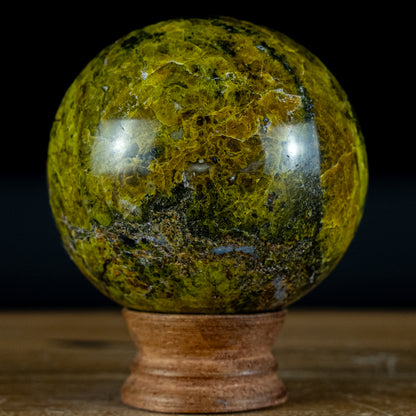 Grüner Opal Kugel - 736,51g - 81,8mm