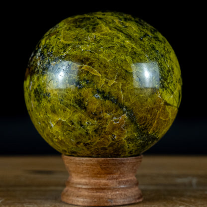 Grüner Opal Kugel - 736,51g - 81,8mm