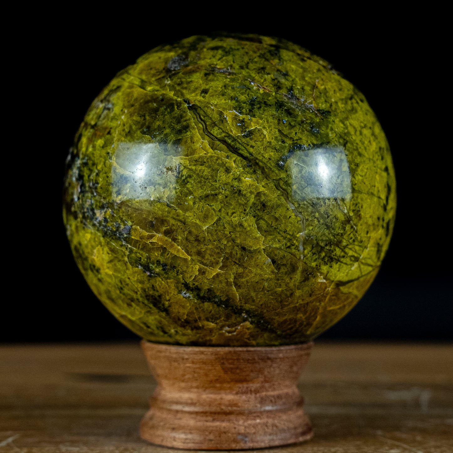 Grüner Opal Kugel - 736,51g - 81,8mm