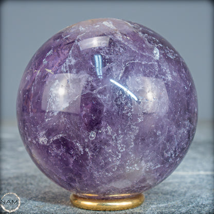 Natürliche Amethyst-Kristall Kugel, Brasilien - 404,38g - 66,6mm