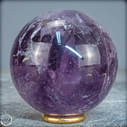 Natürliche Amethyst-Kristall Kugel, Brasilien - 404,38g - 66,6mm