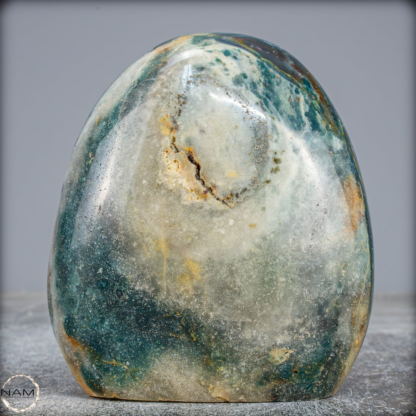 Natürlicher Ocean Jaspis-Achat Freiform - 705,28g