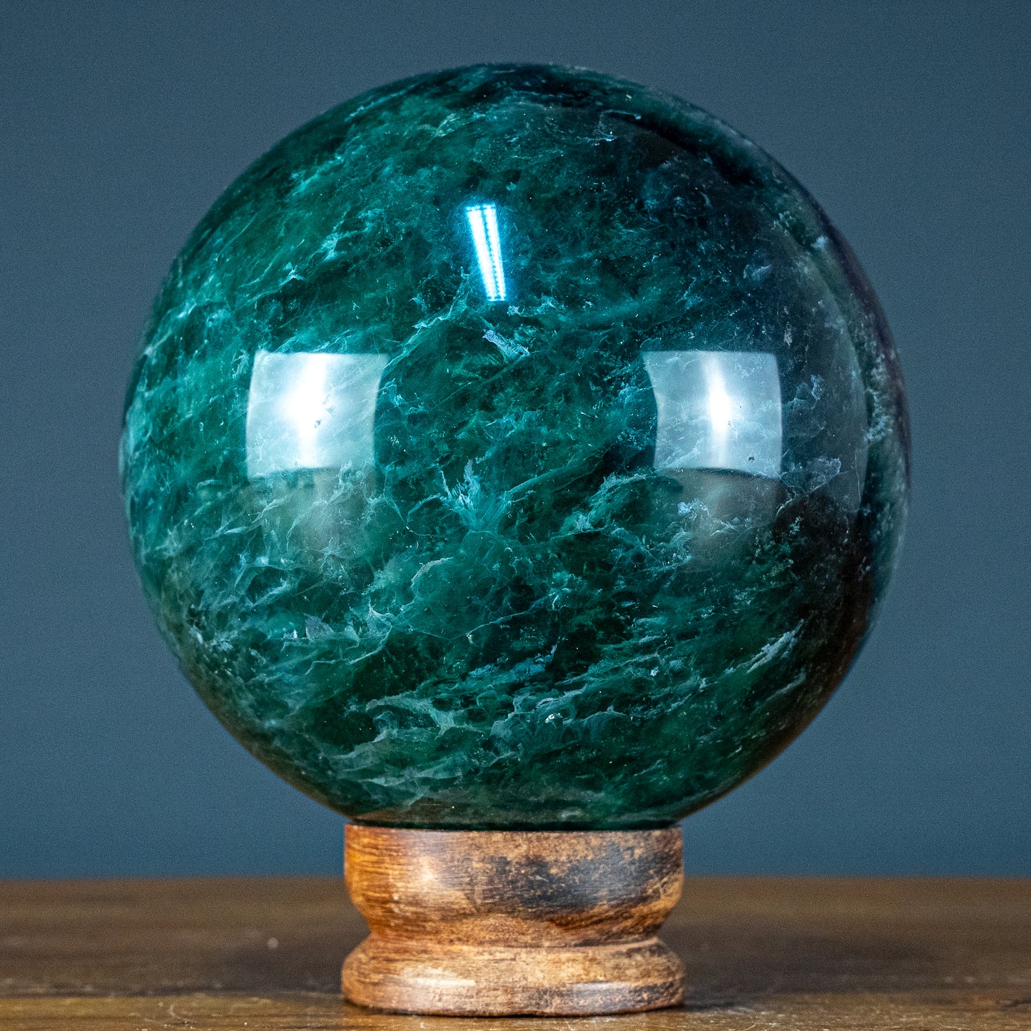 Sehr Große Lila-Grüne Fluorit Kugel, China - 8270,18g - 176mm