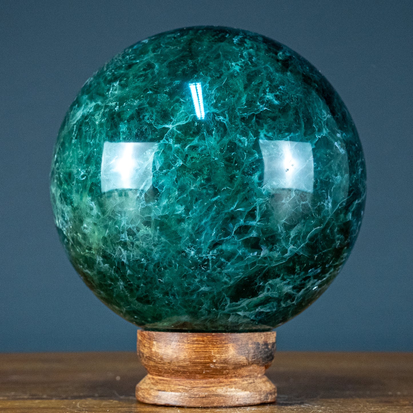 Sehr Große Lila-Grüne Fluorit Kugel, China - 8270,18g - 176mm