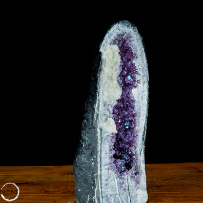 Große Amethyst Druse mit Calzit Kristallen - 31694g