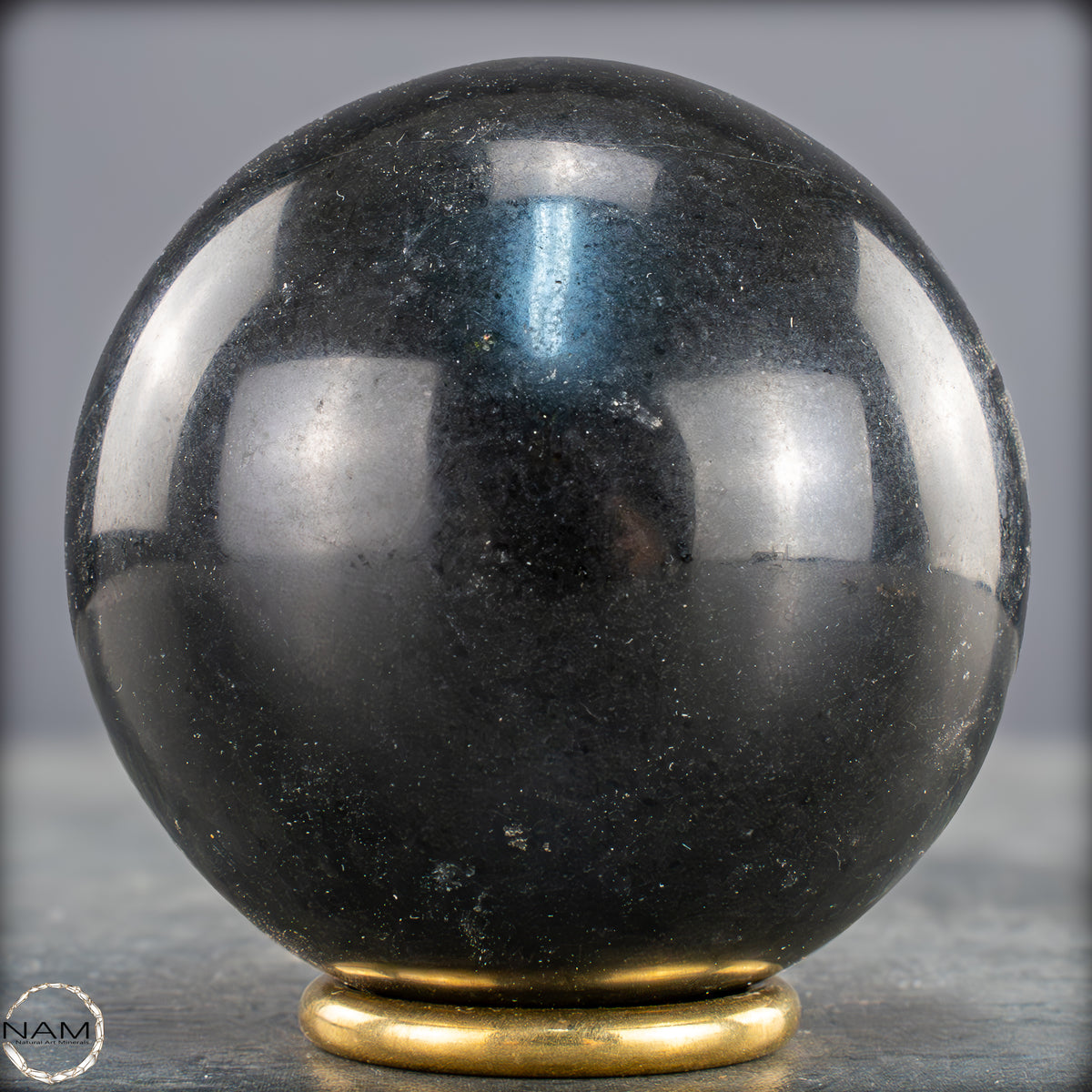 Schwarze Tourmalin-Kristall Kugel aus Brasilien - 722,33g - 78mm