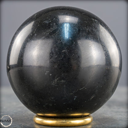 Schwarze Tourmalin-Kristall Kugel aus Brasilien - 722,33g - 78mm