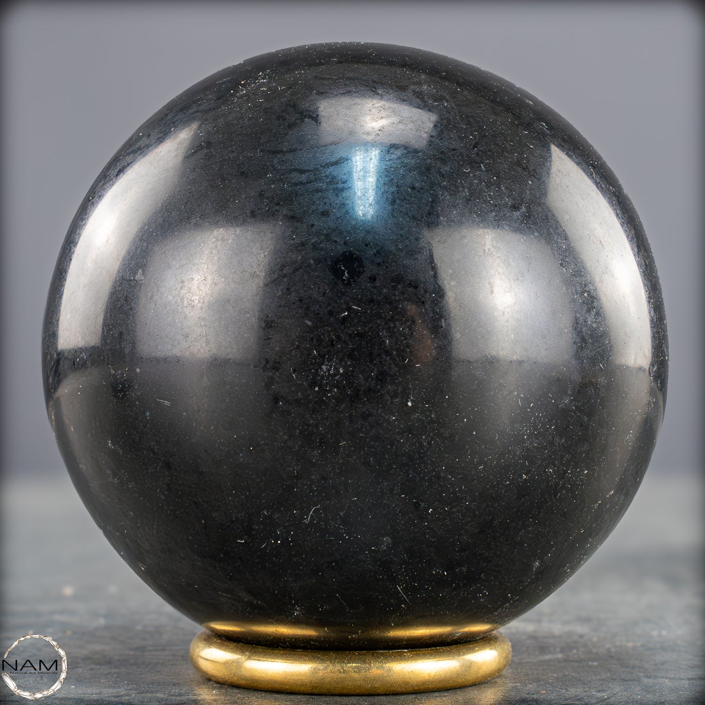 Schwarze Tourmalin-Kristall Kugel aus Brasilien - 722,33g - 78mm