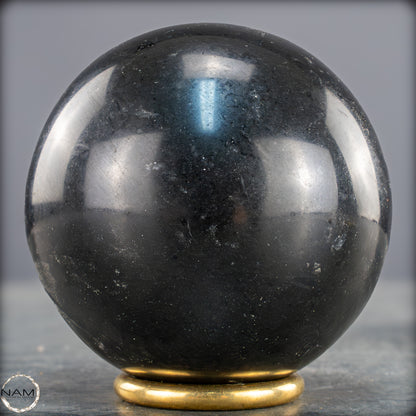 Schwarze Tourmalin-Kristall Kugel aus Brasilien - 722,33g - 78mm