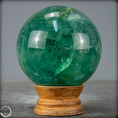 Natürliche Grüne Fluorit Kristallkugel, Spitzenqualität - 692,08g - 74mm