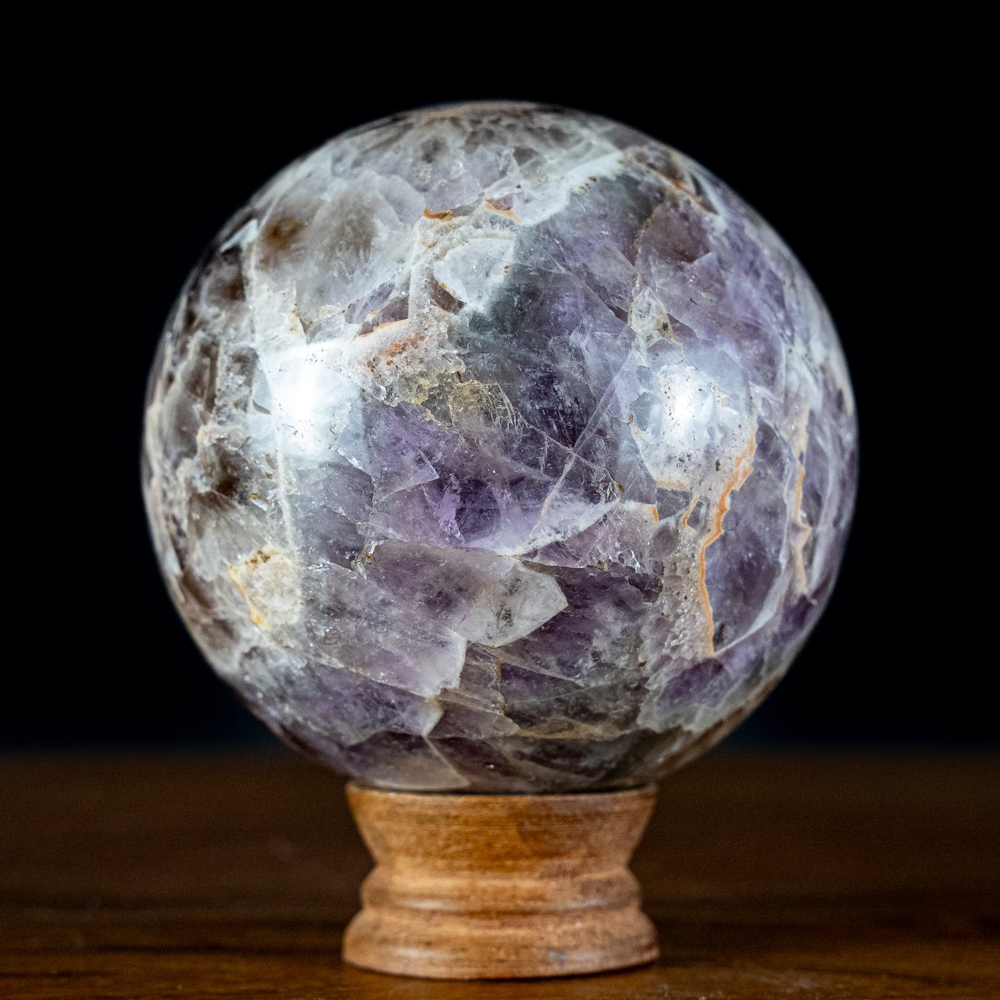 Große Mehrfarbige Amethyst Kugel – 1404,04g – 104mm