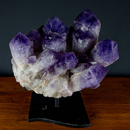 Selten Bolivien Amethyst Druse auf Ständer - 27164,29g