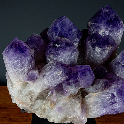 Selten Bolivien Amethyst Druse auf Ständer - 27164,29g