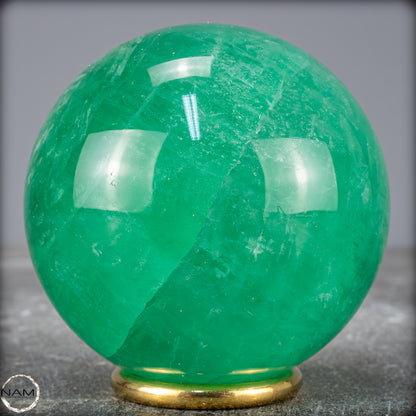 Natürliche Grüne Fluorit Kristallkugel, Spitzenqualität - 720,93g - 75mm