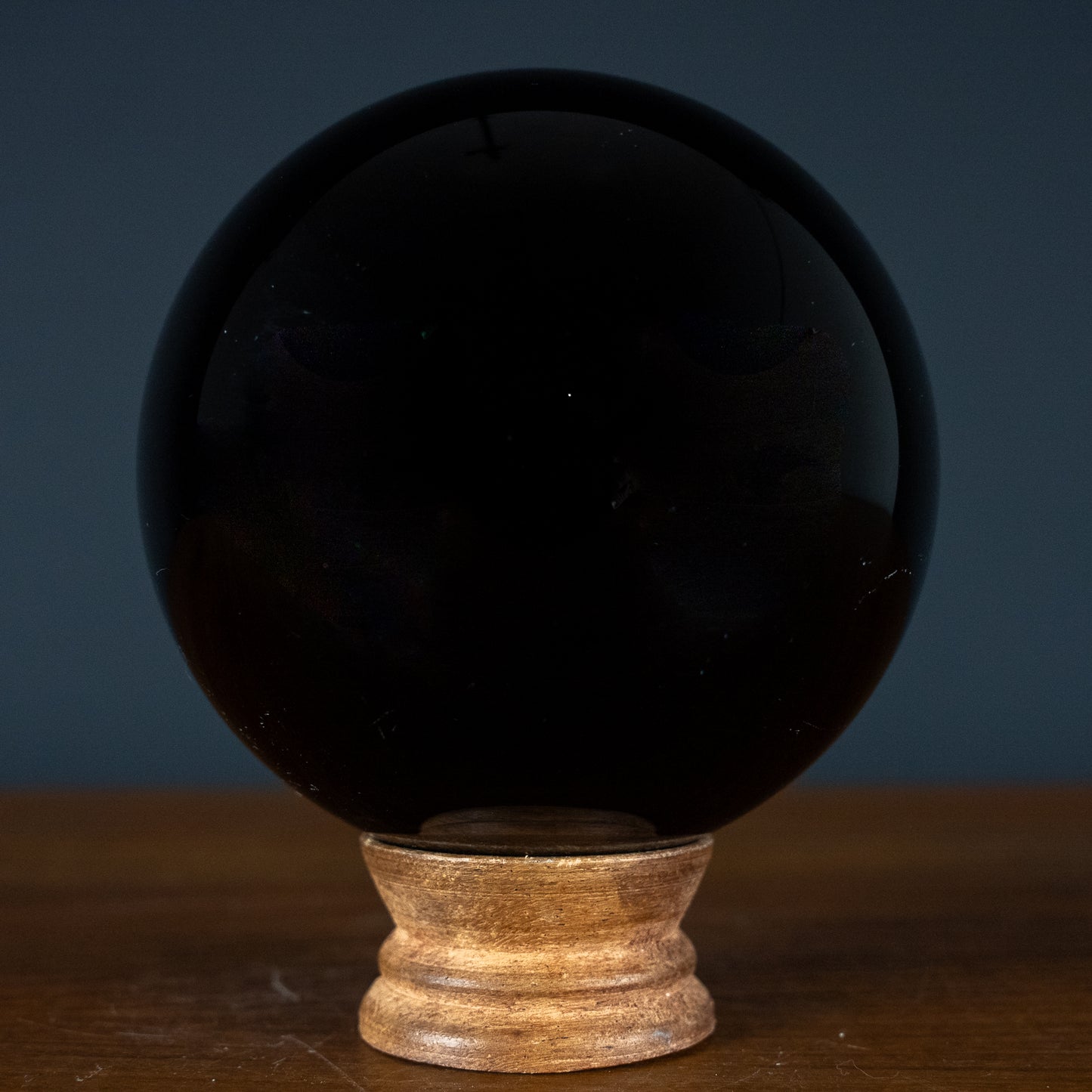 Natürliche Schwarze Obsidian Kugel - 1296,82 - 91,47mm