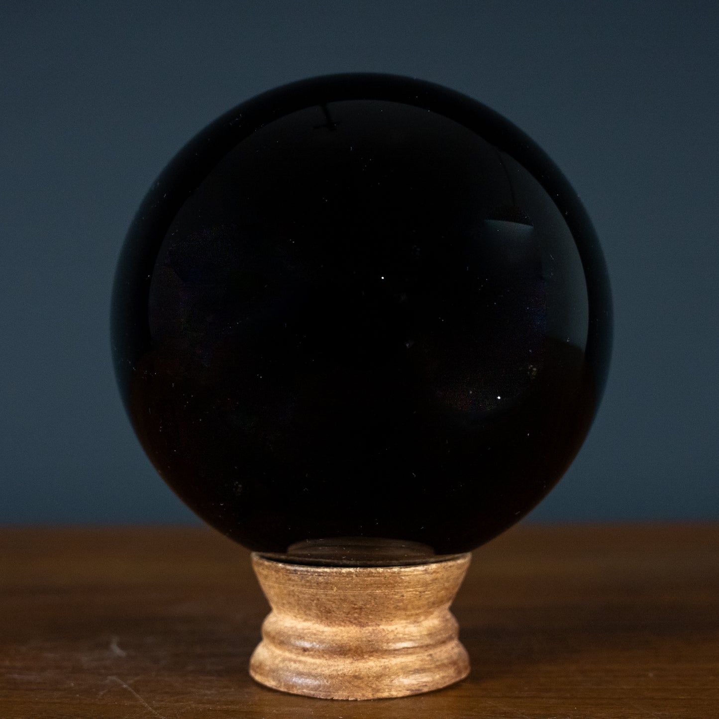 Natürliche Schwarze Obsidian Kugel - 1296,82 - 91,47mm