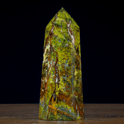 Grüner Opal Obelisk - 1139,25g