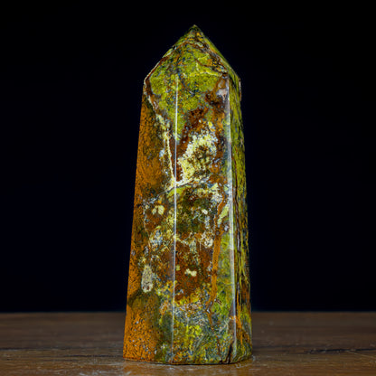 Grüner Opal Obelisk - 1139,25g