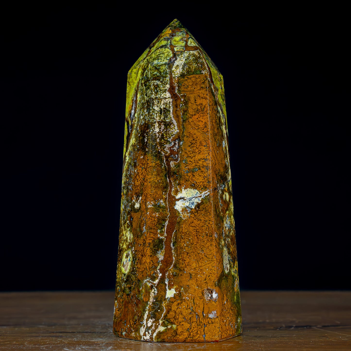 Grüner Opal Obelisk - 1139,25g