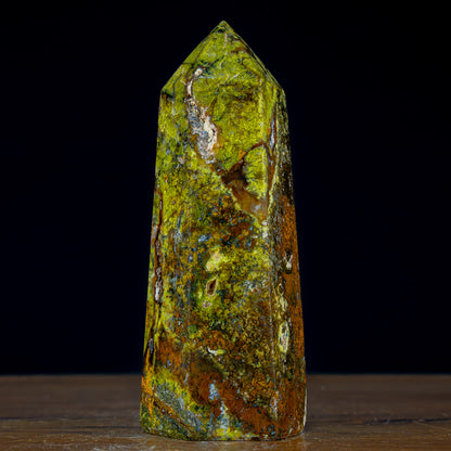 Grüner Opal Obelisk - 1139,25g