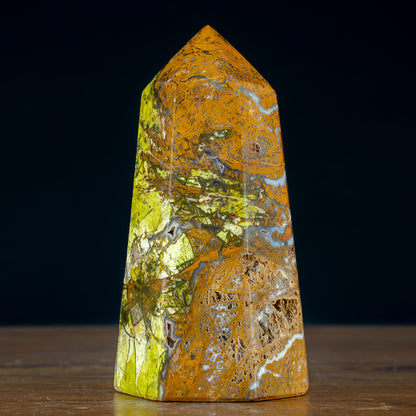 Natürlicher Grüner Opal Obelisk - 1299,45g