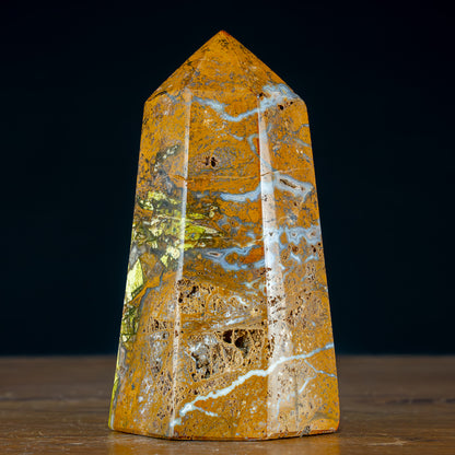 Natürlicher Grüner Opal Obelisk - 1299,45g