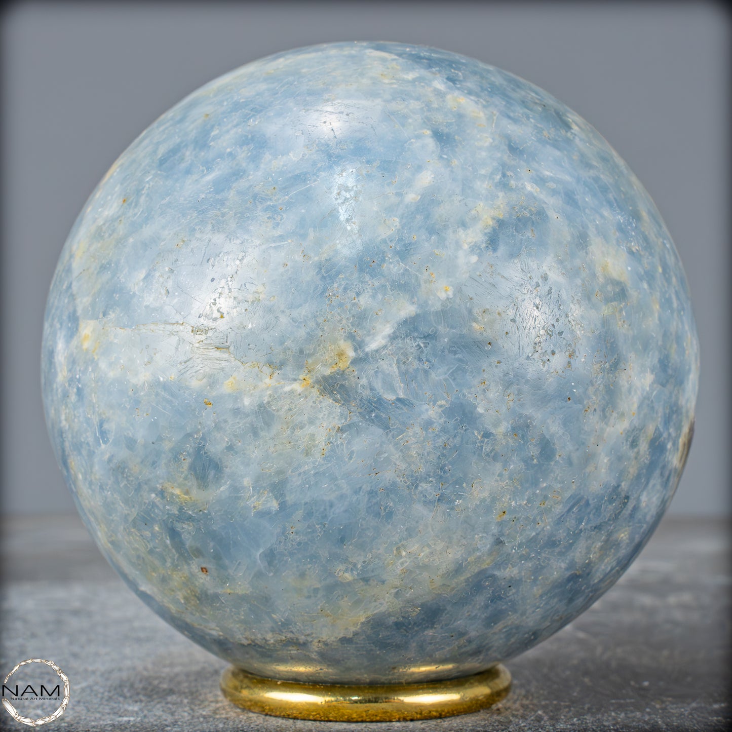 Natürliche Blaue Calcit-Kristall Kugel - 1146,24g - 94mm