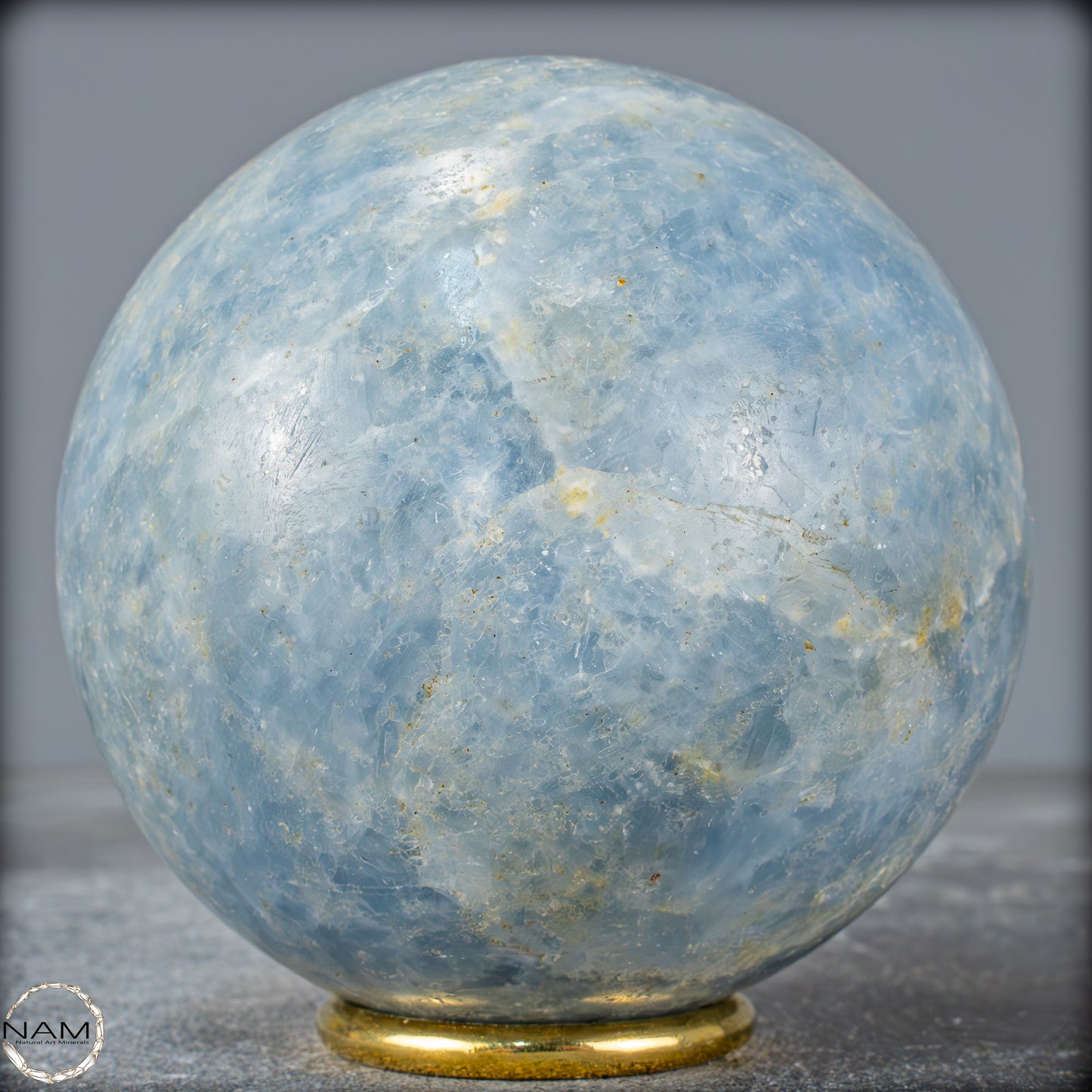 Natürliche Blaue Calcit-Kristall Kugel - 1146,24g - 94mm