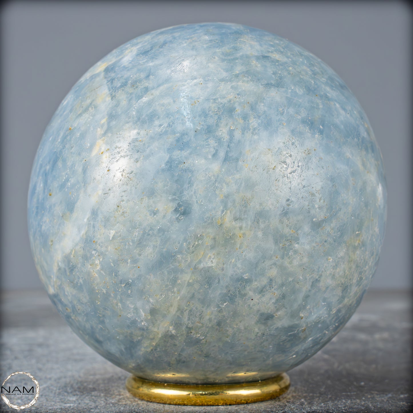 Natürliche Blaue Calcit-Kristall Kugel - 1146,24g - 94mm