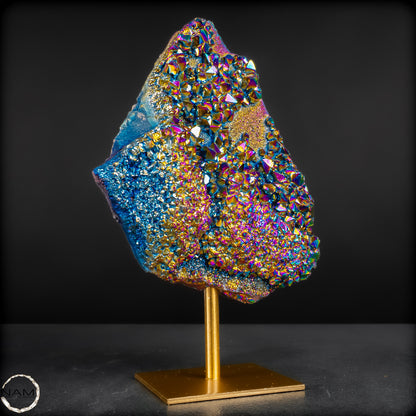 Rainbow Aura Amethyst auf Ständer  –519,95g