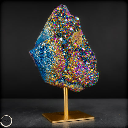 Rainbow Aura Amethyst auf Ständer  –519,95g