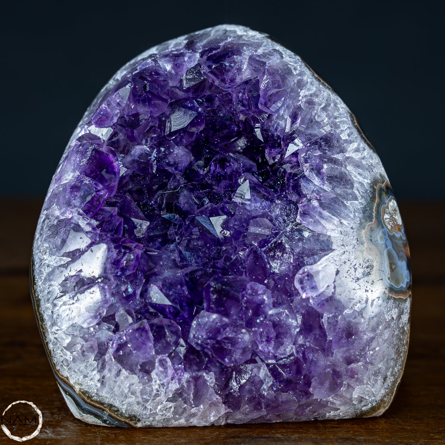 Natürliche Amethyst-Kristall Druse, Spitzenqualität - 896,32g