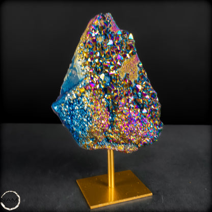 Rainbow Aura Amethyst auf Ständer  –519,95g