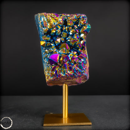 Rainbow Aura Amethyst auf Ständer – 439,96g