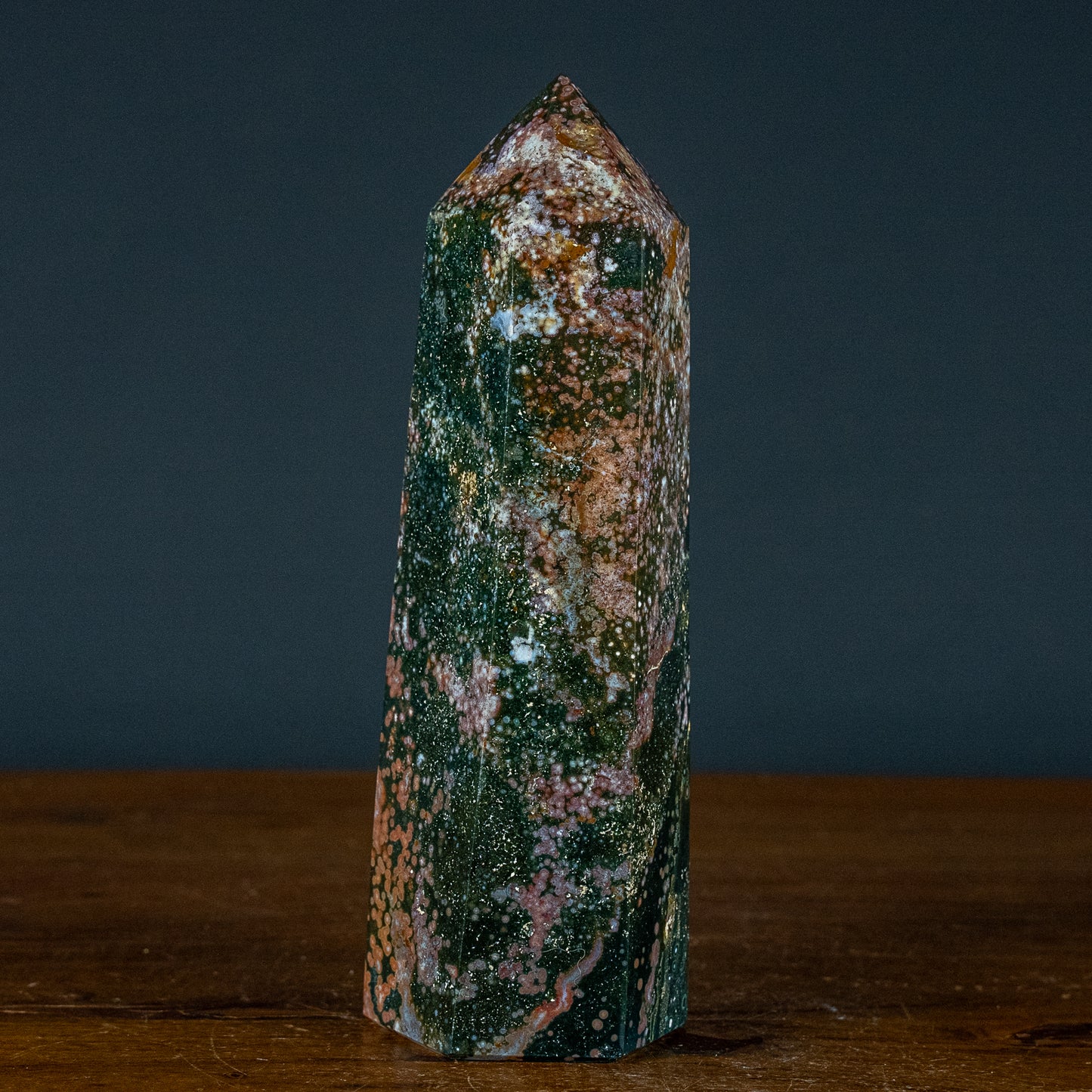 Kopie von Ozean-Jaspis Obelisk - 1428,75g