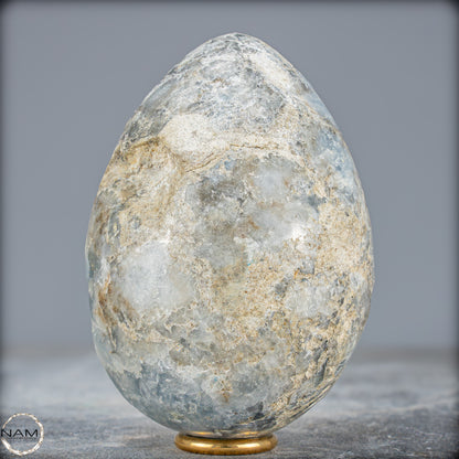 Natürliche Celestit Kristall-Druse als Ei - 938,82g