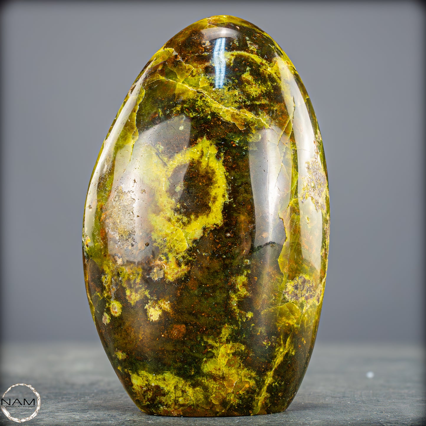 Natürliche Grüne Opal Freiform - 838,79g