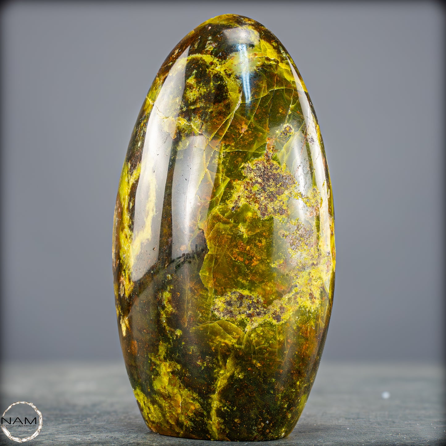 Natürliche Grüne Opal Freiform - 838,79g
