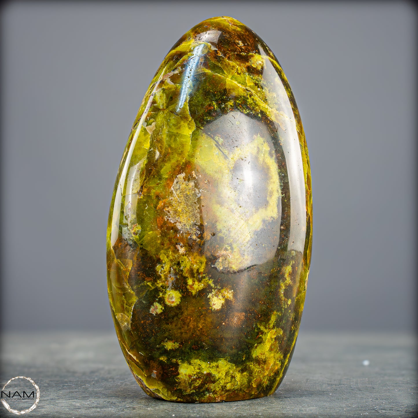 Natürliche Grüne Opal Freiform - 838,79g
