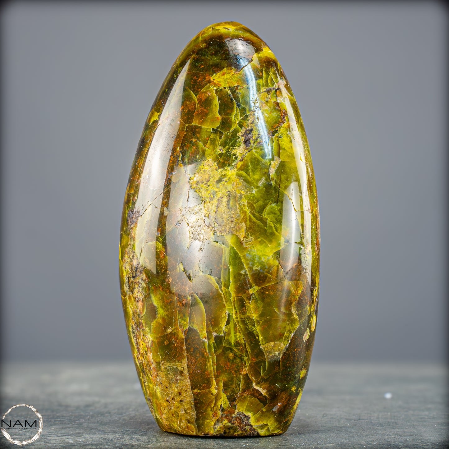 Natürliche Grüne Opal Freiform - 838,79g