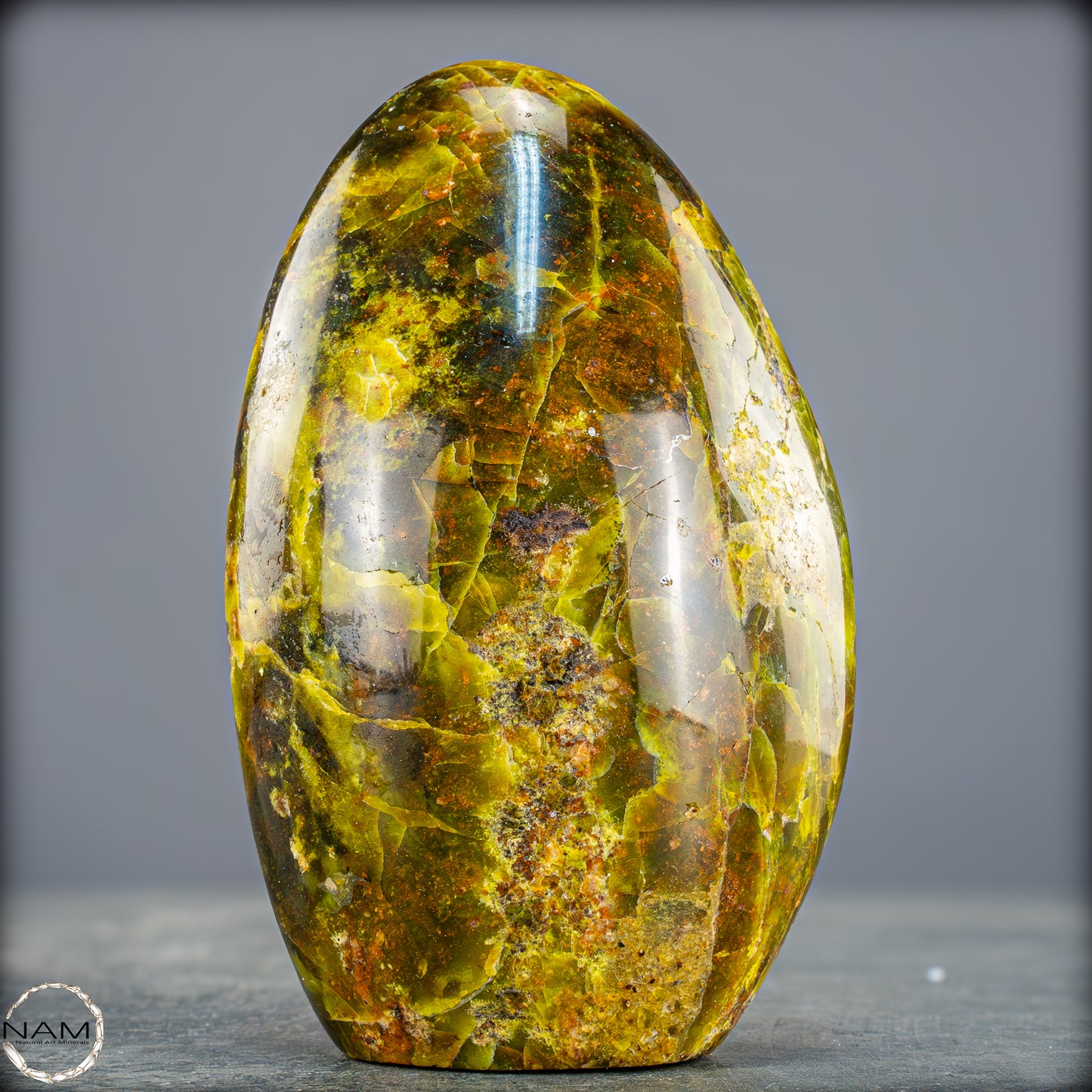 Natürliche Grüne Opal Freiform - 838,79g