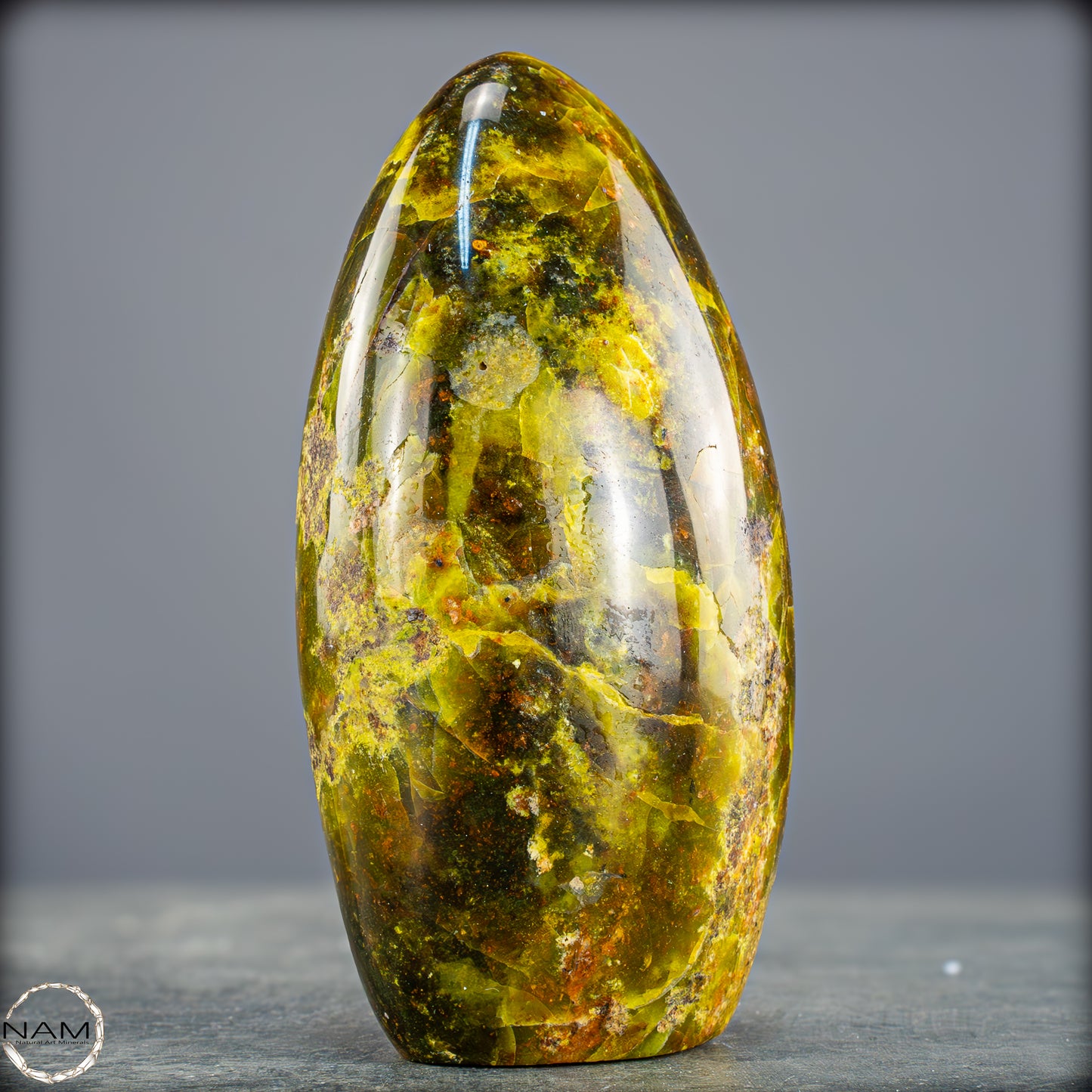 Natürliche Grüne Opal Freiform - 838,79g