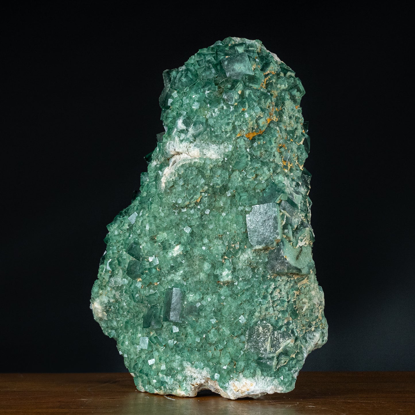 Natürliche blau-grüne Fluorit-Kristallcluster-Skulptur - 9930,32g