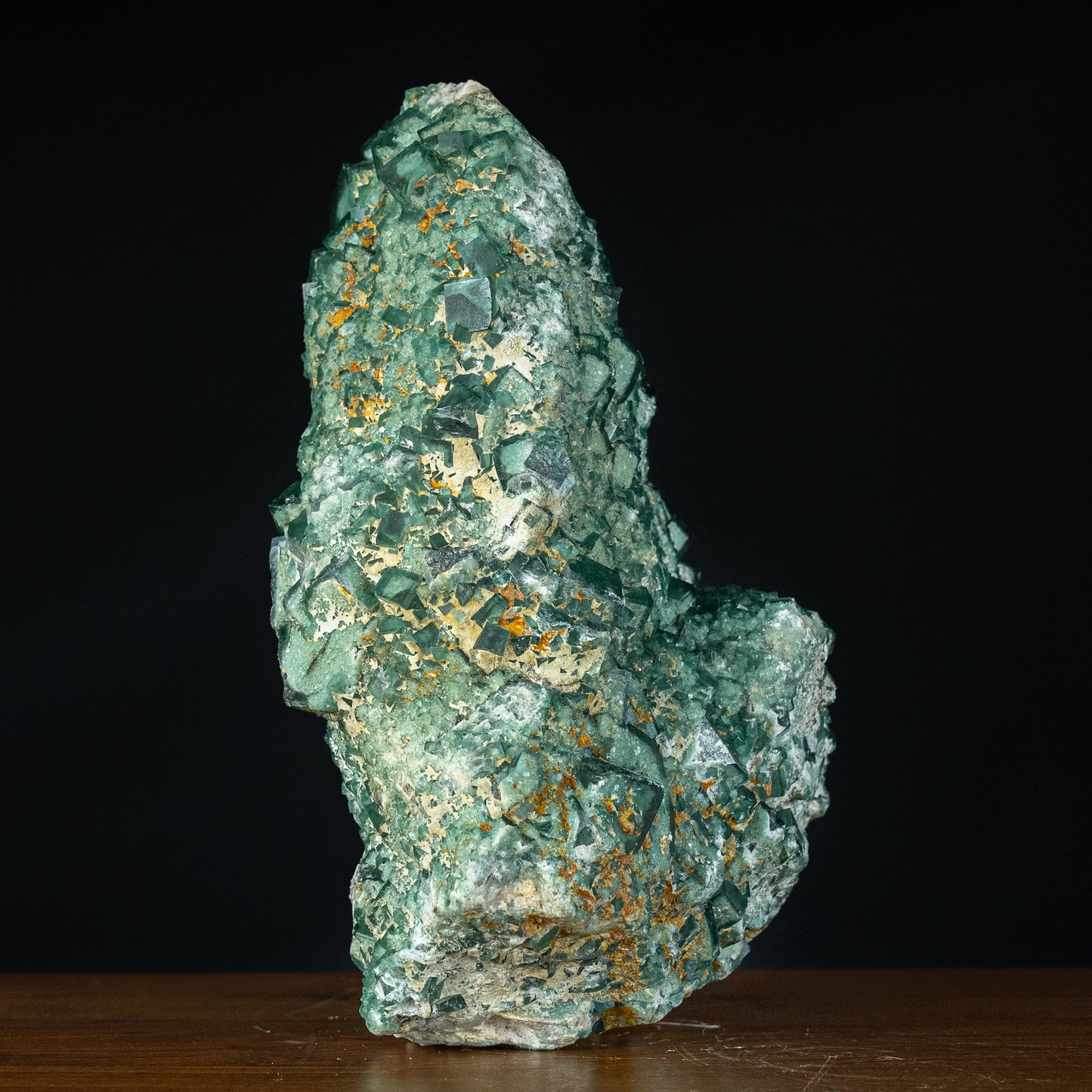 Natürliche blau-grüne Fluorit-Kristallcluster-Skulptur - 9930,32g